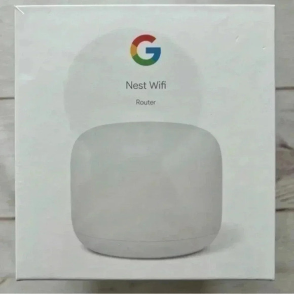 New Google Nest Snow AC2200 Round 4x4 MU-MIMO WiFi Dual Band Wireless Router - Picture 1 of 7
